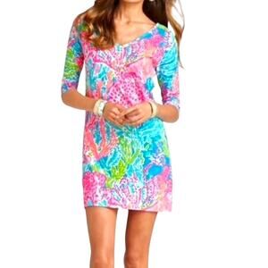 Lilly Pulitzer Eliza Dress in Lets Cha Cha Holy Grail Size Xl